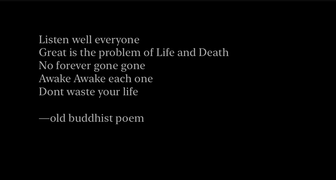 Dont Waste Life Image